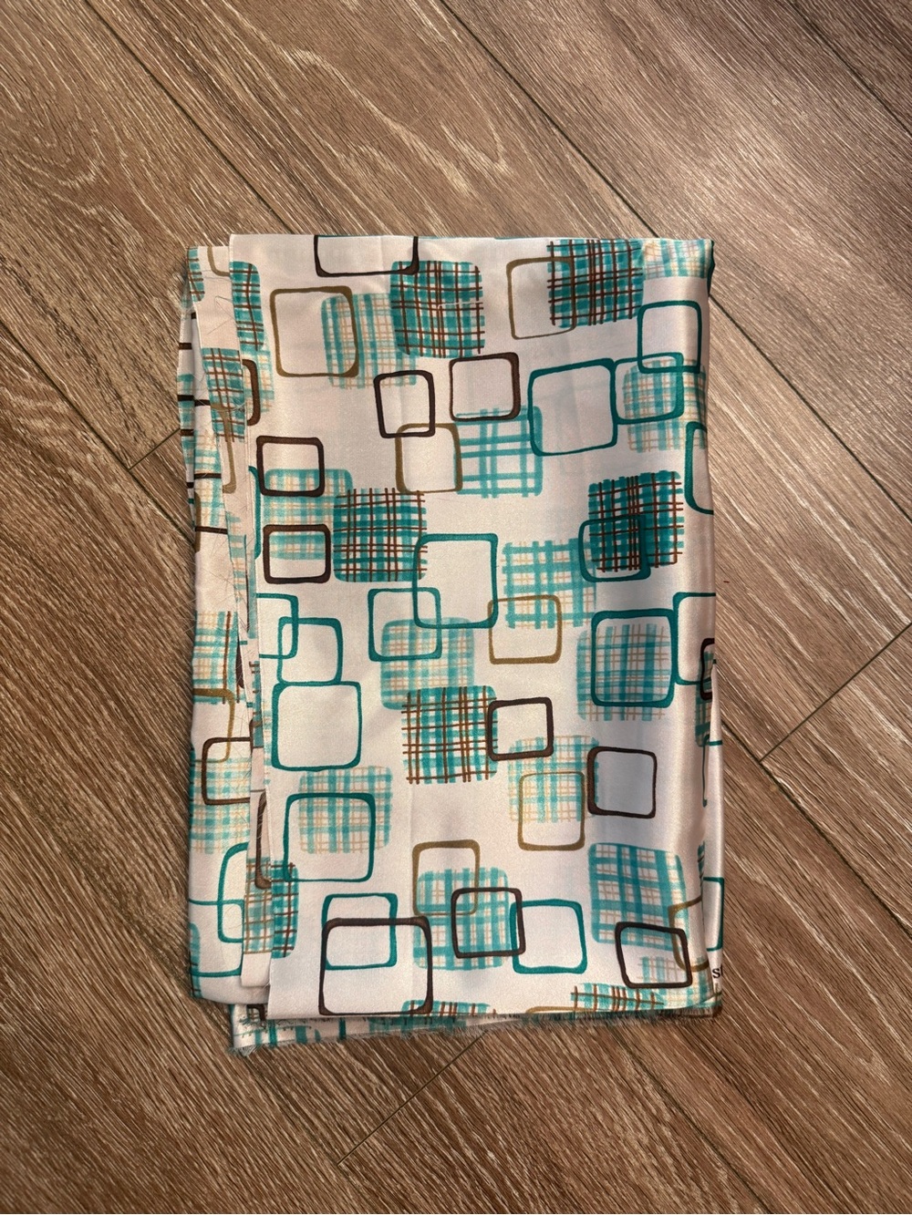 Retro satin fabric